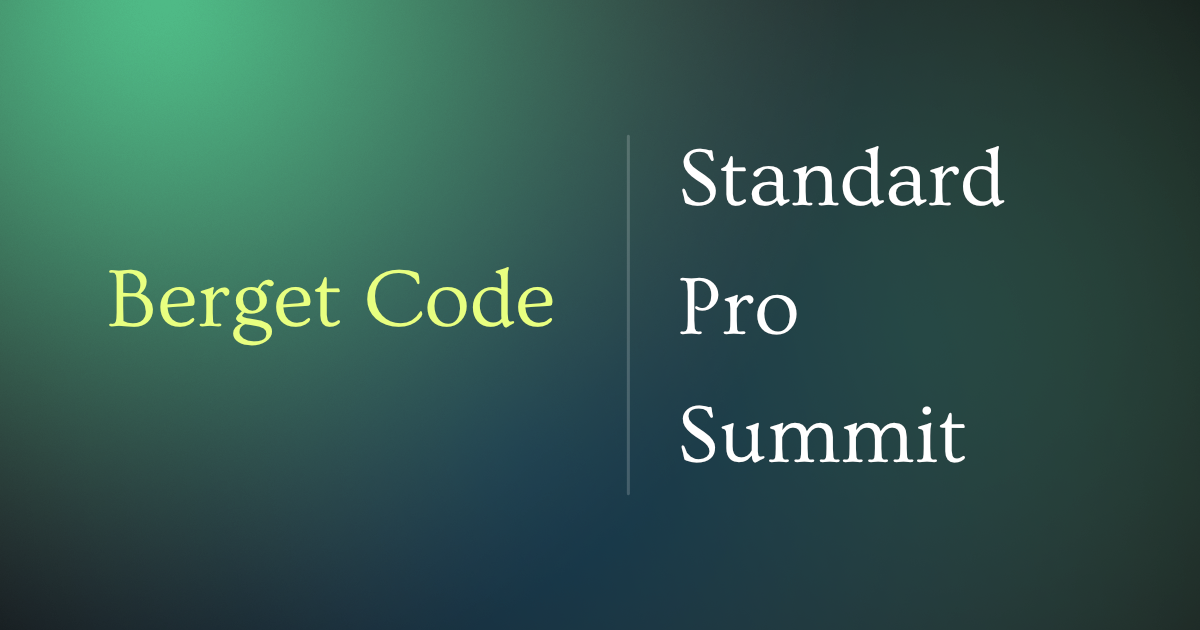 Berget Code – AI coding assistant